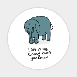 Grumpy Elephant Magnet